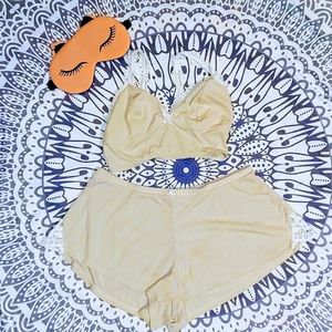 Victoria's Secret Matching Nude Sleep Set